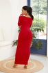 round-neck-long-sleeve-maxi-wrap-dress Sophia's Trends - Sophia's Style-Scarlet-M